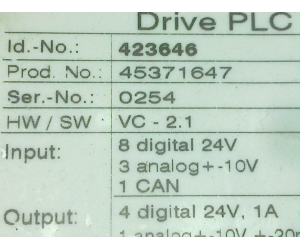Lenze Drive PLC 423646